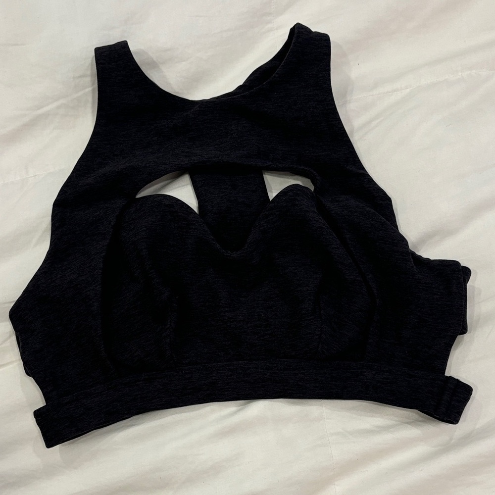 Bombshell Sportswear Black Cutout Sports Bra